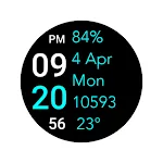 Five Big Text Watch Face