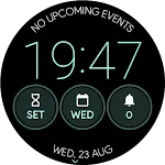 JHW Digital Thin: Watch face