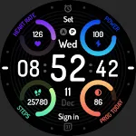 Colorful spin: Watch Face