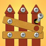 ネジを取り外します: ナットとボルト, うっどぱずる, ねじ icon