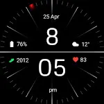 Minimal Black Watch Face