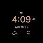 Pure Rose Gold Watch Face