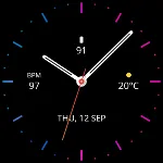 Illusion Black Watch Face