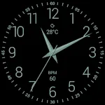 Minimalist Analog M Watch Face