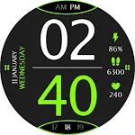 Digital Watch Face Key 016