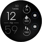 Minimal Digital Watch Sport