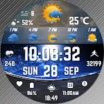 N-SPORT765 Digital Watch Face