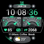 OMG 341 Digital Watch Face