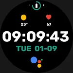 Nighty Digital 24 - watch face