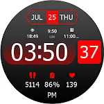 Key WF30 Digital Watch Face