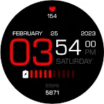 Key069 Digital Watch Face