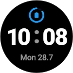 Minimal Digital Watch Face