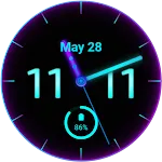 Neon Pulse Anime Watch Face
