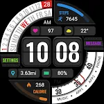 Diagonal Text ZKin Watch Face