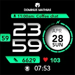 DM104 Fashionable Digital Face
