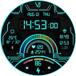 VJ-Avionics Digital Watch Face