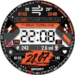 PT16 Digital Watch Face