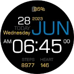 Key090 Digital Watch Face