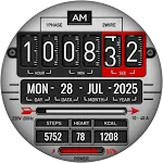 Digital Fliptime Watch face