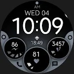Sapphire Digital Watch Face