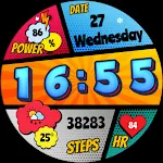 Pop Art Style Watch Face