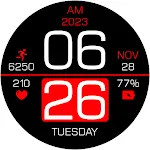 Key108 Digital Watch Face