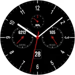 Analog MINUM Watch face