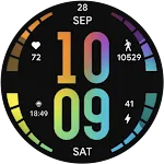 Colorful Figures-For wear os 5