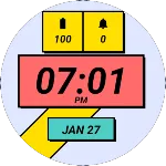 Neobrutalism - watch face