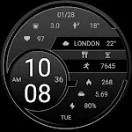 ZKin Watch Retro Elegant Black