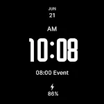 Black Elegant Watch Face