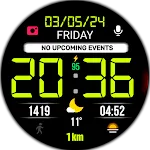 WIN BIG LCD Digital Watch Face