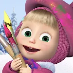 Masha y el Oso: Juegos de Arte icon