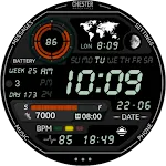Chester LCD watch face
