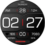 Key120 Digital Watch Face