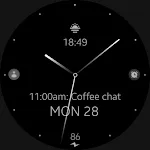 Minimal Black v27 watch face