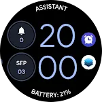 Modern Vertical: Watch face