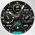 MD284 Analog watch face