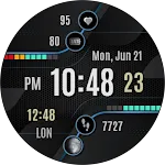 NXV88 Digital Watch Face
