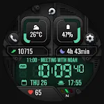 PRADO X105 Digital Watch Face