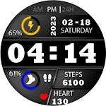Key023 Digital Watch Face