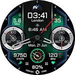 D385 Analog Watch face