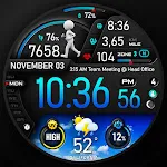 PER23 Platinum Watch Face