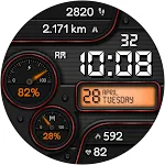 DIGI WAXARAT CTS90 Watch face
