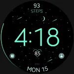 Battery v6 minimal watch face