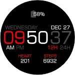 Key112 Digital Watch Face