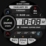 WFP 299 Digital watch face
