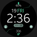 Digital Black v4 watch face
