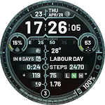 Digital Watch Face: DIGI 4