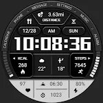 【ZKin】Ink White Text Clock